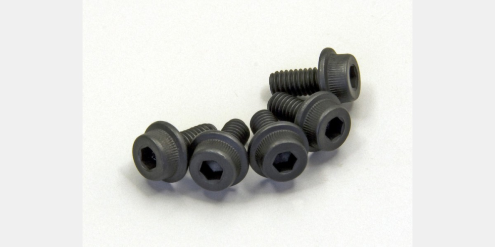 KYO-1-S24008F Kyosho Cap Screw(M4x8/Flanged/5pcs) Kyosho
