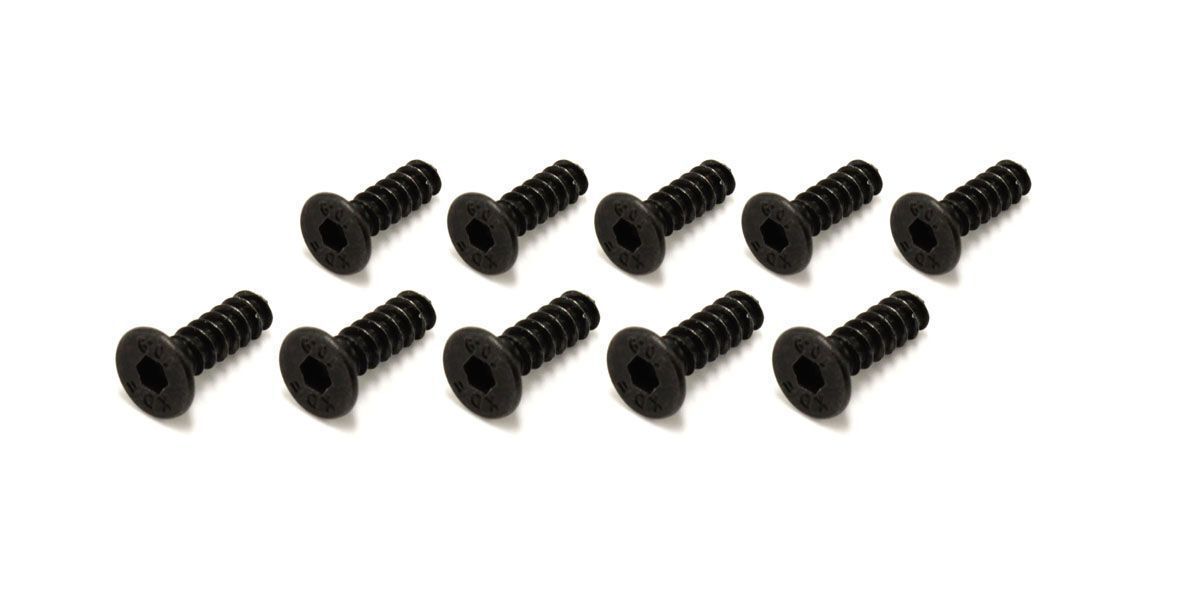 KYO-1-S33010TPH Kyosho TP Flat Head Screw(Hex/M3x10/10pcs) Kyosho