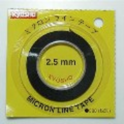 KYO-1843BK Kyosho Micron Tape 2.5mmx5m BK Kyosho