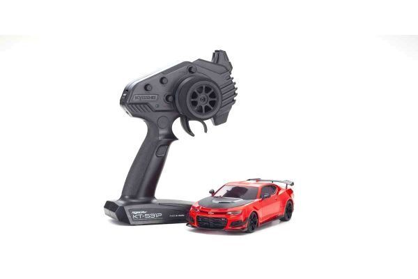KYO-32339R Kyosho MINI-Z RWD MR-03 Readyset Chevrolet Camaro ZL1 1LE Red Hot w/LED Kyosho