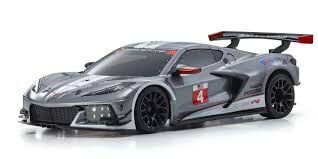 Kyosho Mini-Z Chevrolet Corvette C3.R - Gunmetal/White - RWD MR-04 Readyset