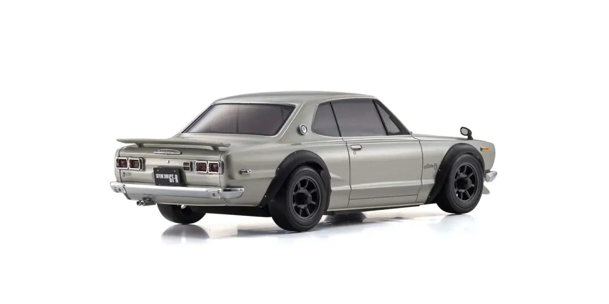 KYO-32359S Kyosho Mini-Z Nissan Skyline 2000GT-R Tuned Ver. Silver MR-04 Readyset Kyosho