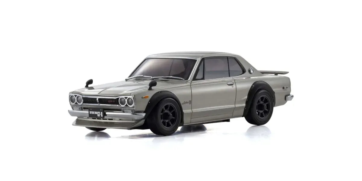KYO-32359S Kyosho Mini-Z Nissan Skyline 2000GT-R Tuned Ver. Silver MR-04 Readyset Kyosho