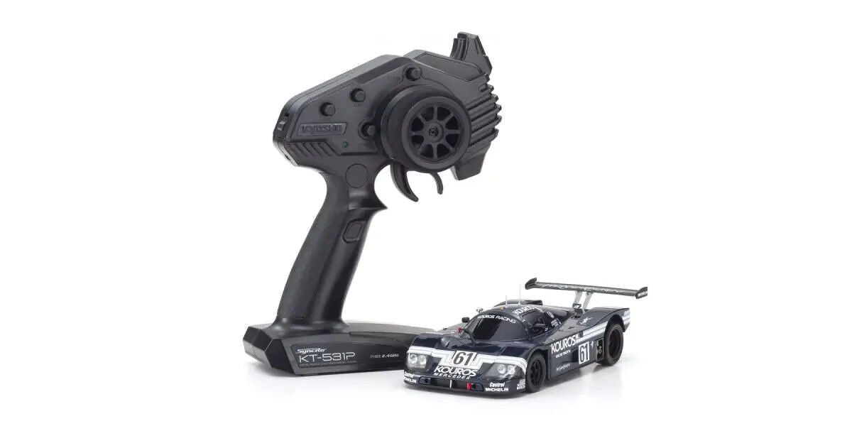 Kyosho Mini-Z Sauber Mercedes C 9 No.61 LM 1988 RWD MR-04 Readyset KYO-32362KR