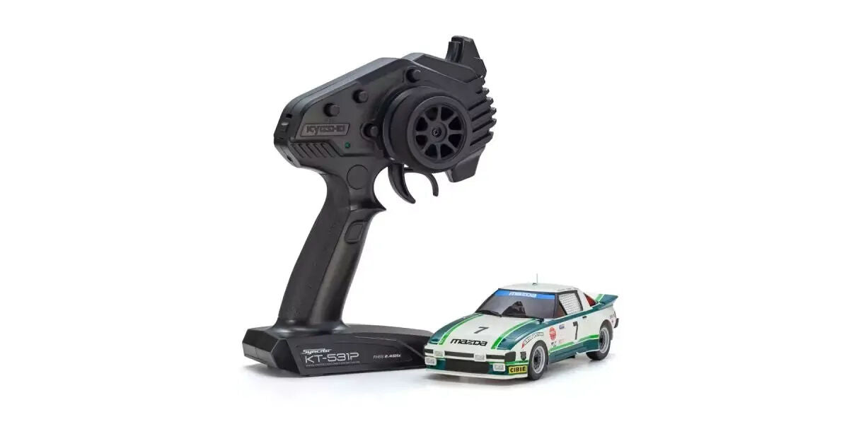 Kyosho Mini-Z Mazda Savanna RX-7 (SA22C) 1997 Daytona GTU Class Winner No.7 RWD MR-04 Readyset KYO-32365GR