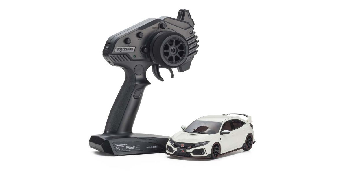 KYO-32424W Kyosho MINI-Z FWD Honda CIVIC Type R Championship White Readyset Kyosho