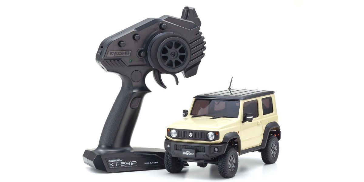 KYO-32530IV Kyosho 1/18 MINI-Z 4x4 MX-01 Readyset Suzuki Jimny Sierra Ivory Kyosho