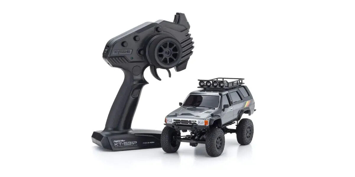 Kyosho Mini-Z Toyota 4Runner w/ Accessory Parts Dark Grey Metallic 4x4 MX-01 KYO-32540GM