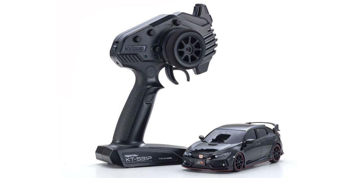 KYO-32613BK Kyosho MINI-Z AWD MA-020 Readyset Honda Civic Type R Black Kyosho
