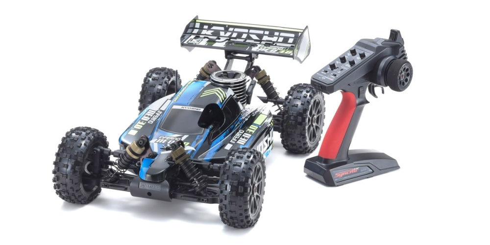 KYO-33012T1 Kyosho 1/8 GP 4WD Inferno Neo 3.0 Readyset T1 Blue Kyosho