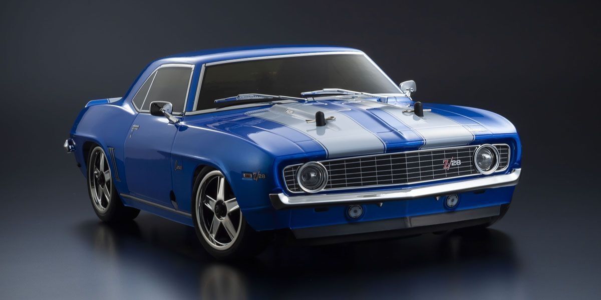 KYO-33213 Kyosho 1/10 PureTen GP 4WD FW-06 1969 Chevy Camaro Z/28 Le Mans Blue Readyset Kyosho
