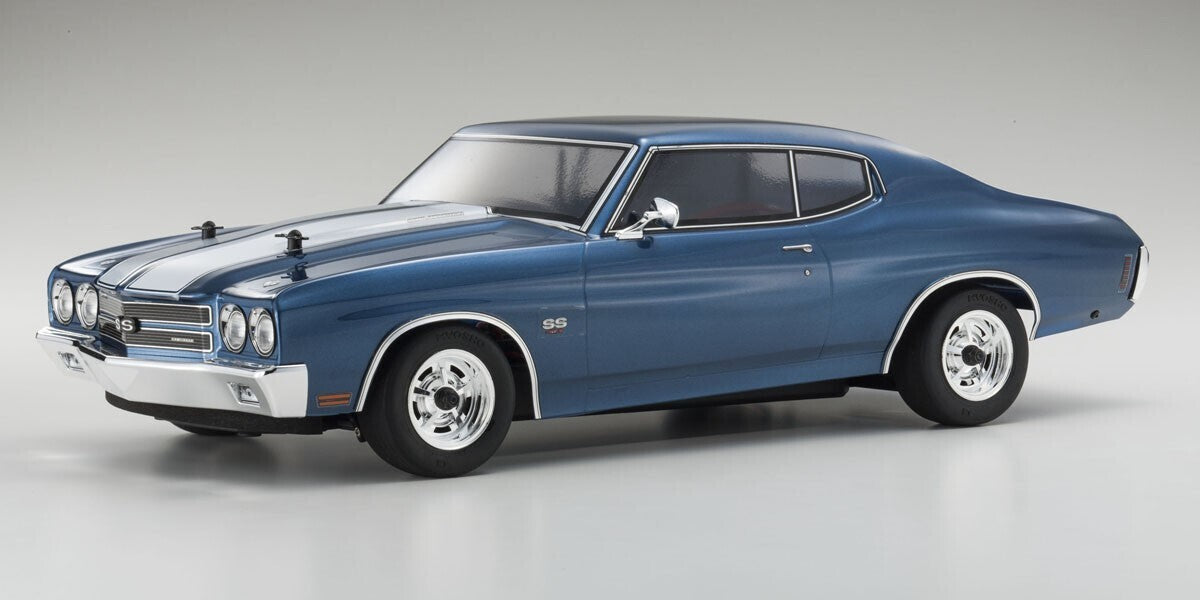 KYO-34053T2 Kyosho Put EP FAZER r/s Vei 1970 Chevy Chevelle SS 454 LS6 Phantom Blue w/KT-231P Kyosho