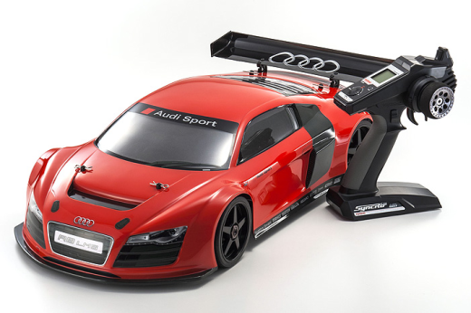 KYO-34102 Kyosho 1/8 EP 4WD Inferno GT2 VE Race SPEC Audi R8 LMS Readyset Red Kyosho