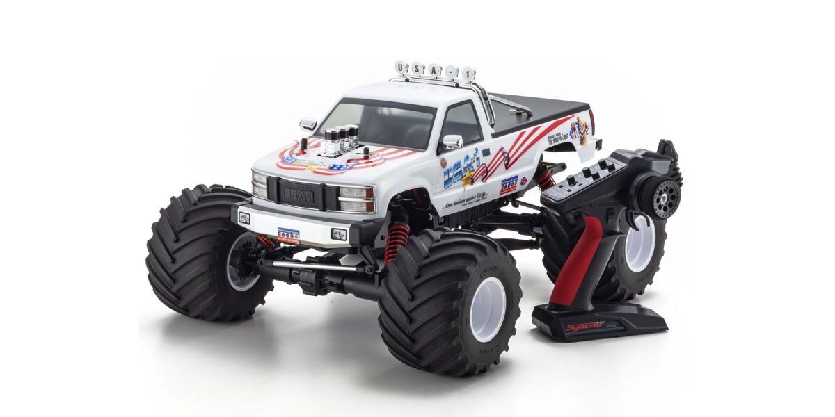 KYO-34257 Kyosho 1/8 USA-1 VE 4WD Monster Truck Brushless Readyset w/KT-231P+ Kyosho