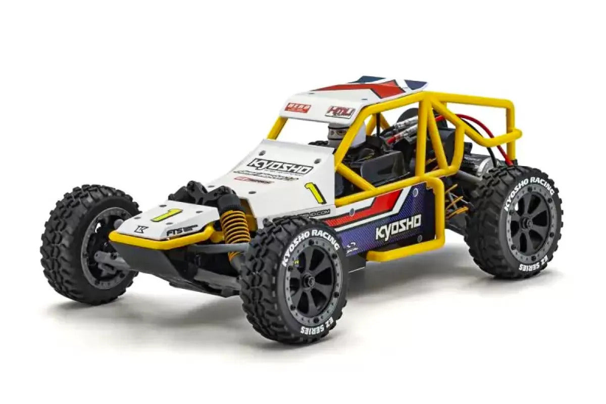 KYO-34405T1 Kyosho 1/10 Sandmaster 2.0 Electric RTR RC Buggy - White/Blue Kyosho
