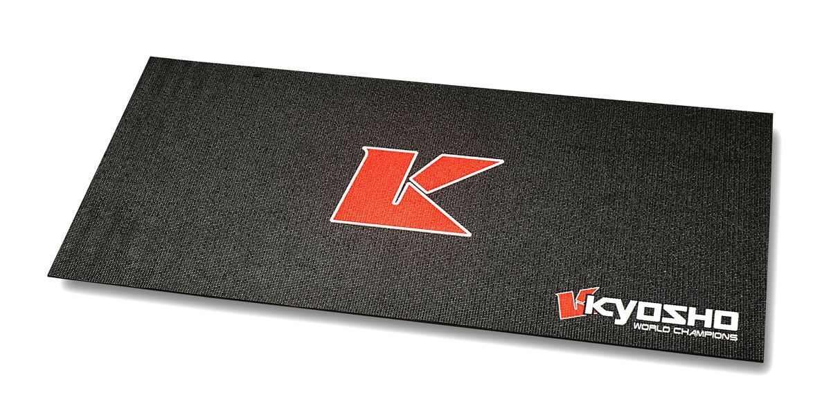 KYO-80823BK Kyosho Big K Pit Mat Black Kyosho
