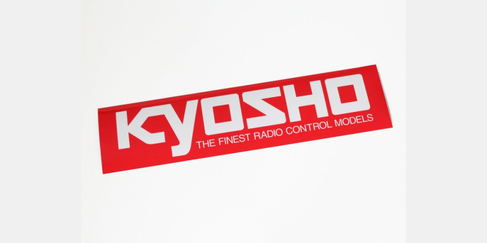 KYO-87004 Kyosho Logo Sticker (LW360xH90) Kyosho