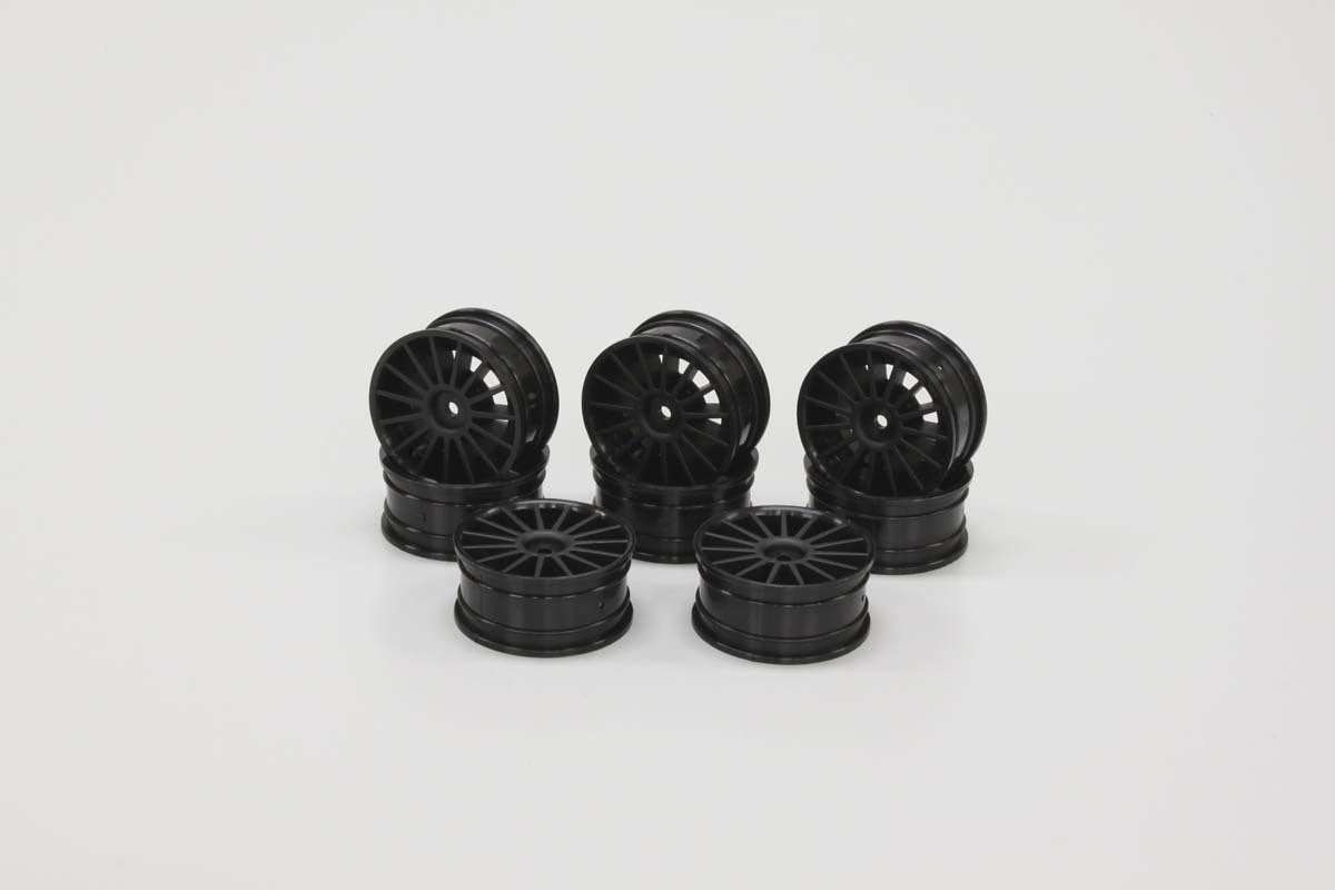 KYO-92012-8BK Kyosho Aero 24 Wheel (15-Spoke/Black) 8pc Kyosho