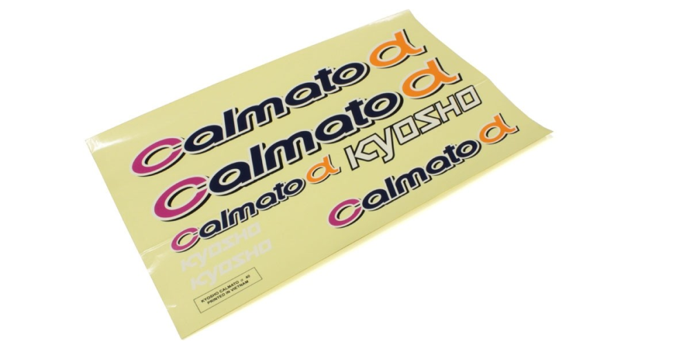 KYO-A1255-03P Kyosho Decal (Calmato Alpha 40 TR/SP Purple) Kyosho