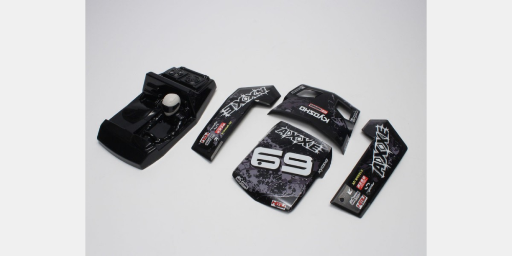 KYO-EZ025BK Kyosho OUTER PANEL SET BLACK Kyosho