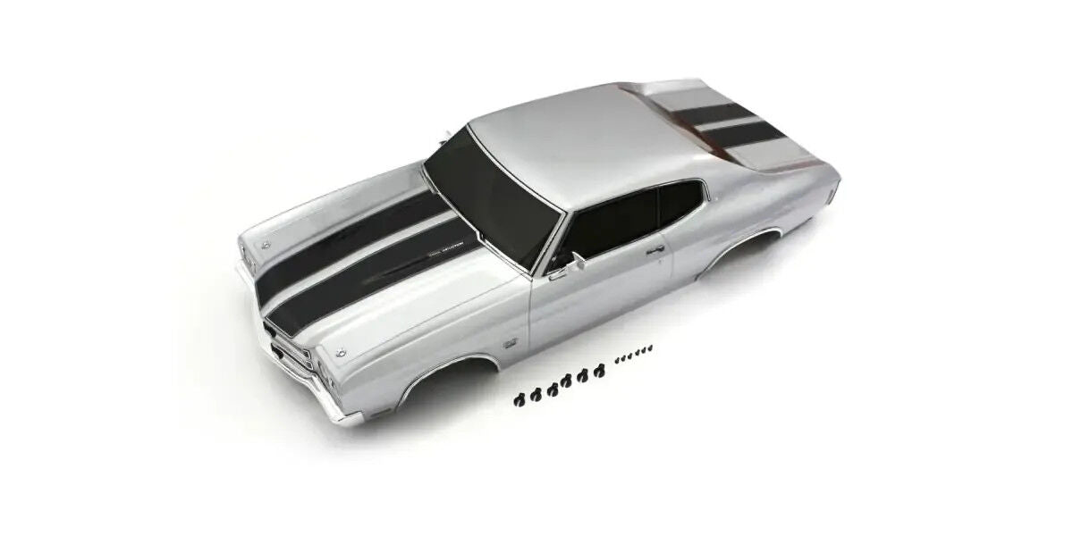 Kyosho Chevy Chevelle SS 454 LS6 Cortez Silver Decoration Body Set KYO-FAB702SB