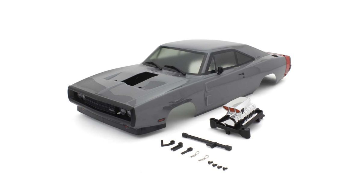 KYO-FAB707GY Kyosho 1970 Dodge Charger Supercharger Specification VE Gray Decoration Body Set Kyosho