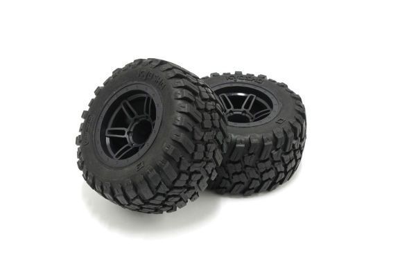 KYO-FATH501BK Kyosho Glued Tire & Wheel Set (RAGE2.0/BK/2pcs) Kyosho