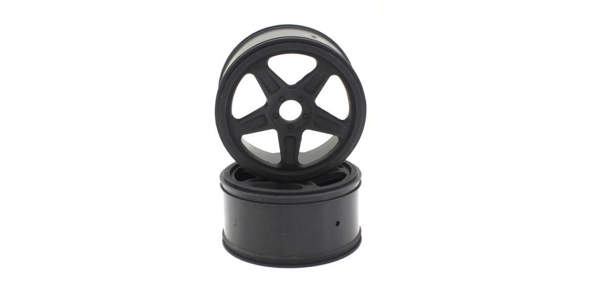 KYO-IGH007BK Kyosho 5-Spoke Wheel (Black/GT2/2Pcs) Kyosho