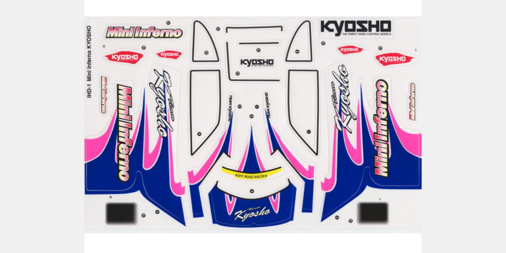 KYO-IHD01 Kyosho Decal Set (Mini Inferno) Kyosho