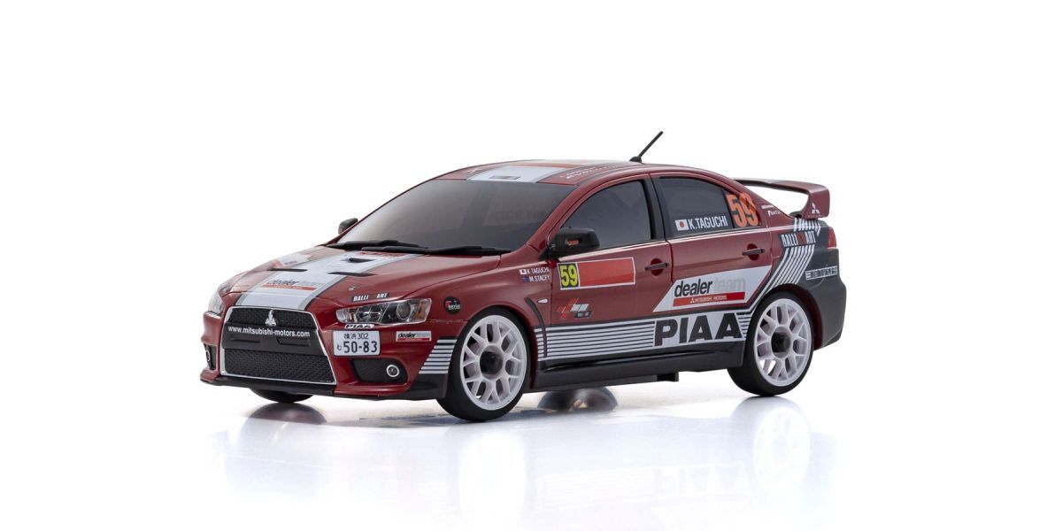 KYO-MZP462M Kyosho ASC MA-020 Mitsubishi Lancer Evolution X Mitsubishi Dealer Team MZP462M Kyosho