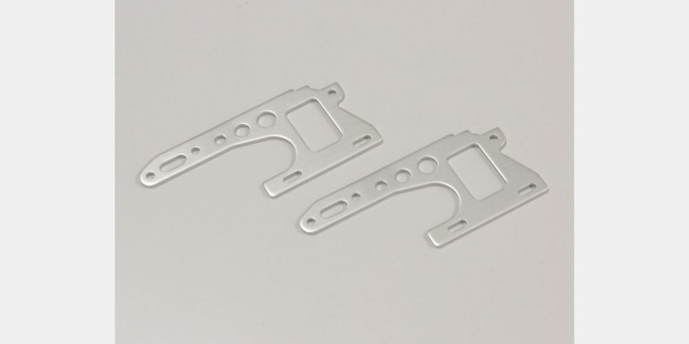 KYO-OT214S Kyosho Front Side Plate Silver 2pcs (Optima) Kyosho