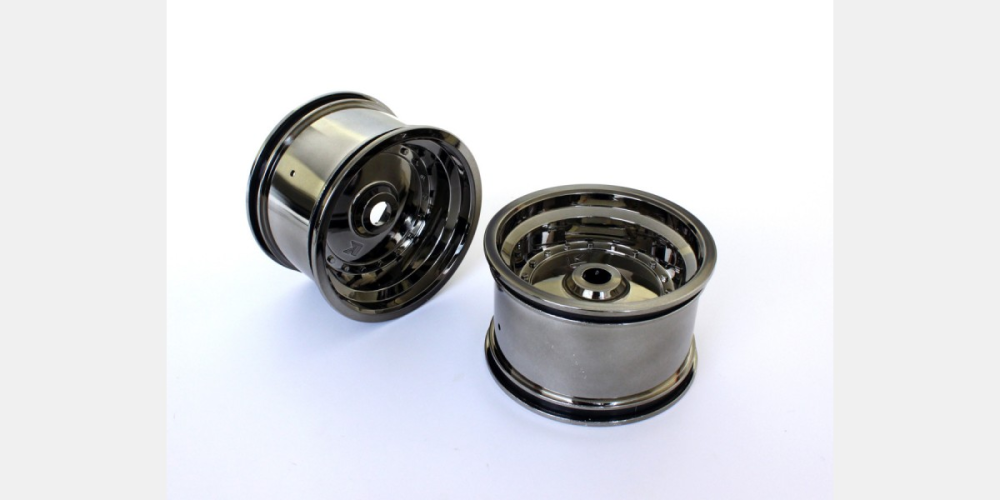 KYO-SXH002BC Kyosho R-Wheel (Black Chrome/2pcs/Scorpion XXL) Kyosho