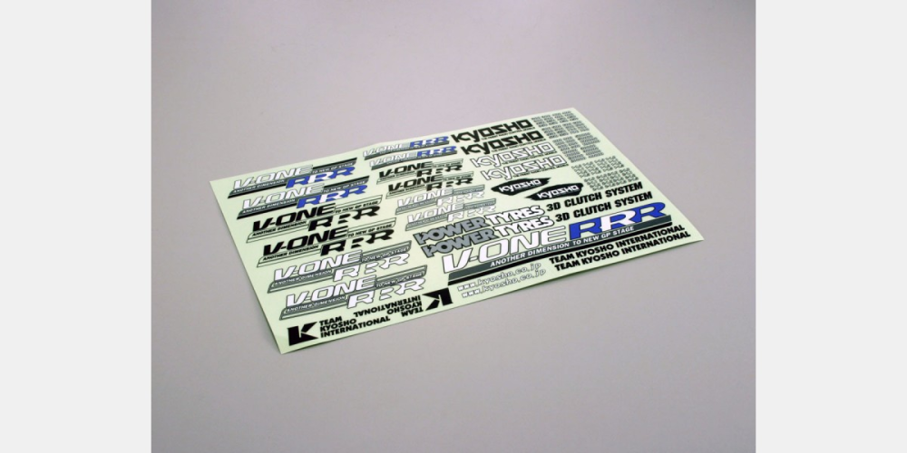 KYO-VZ200-01 Kyosho Decal Set(RRR) Kyosho