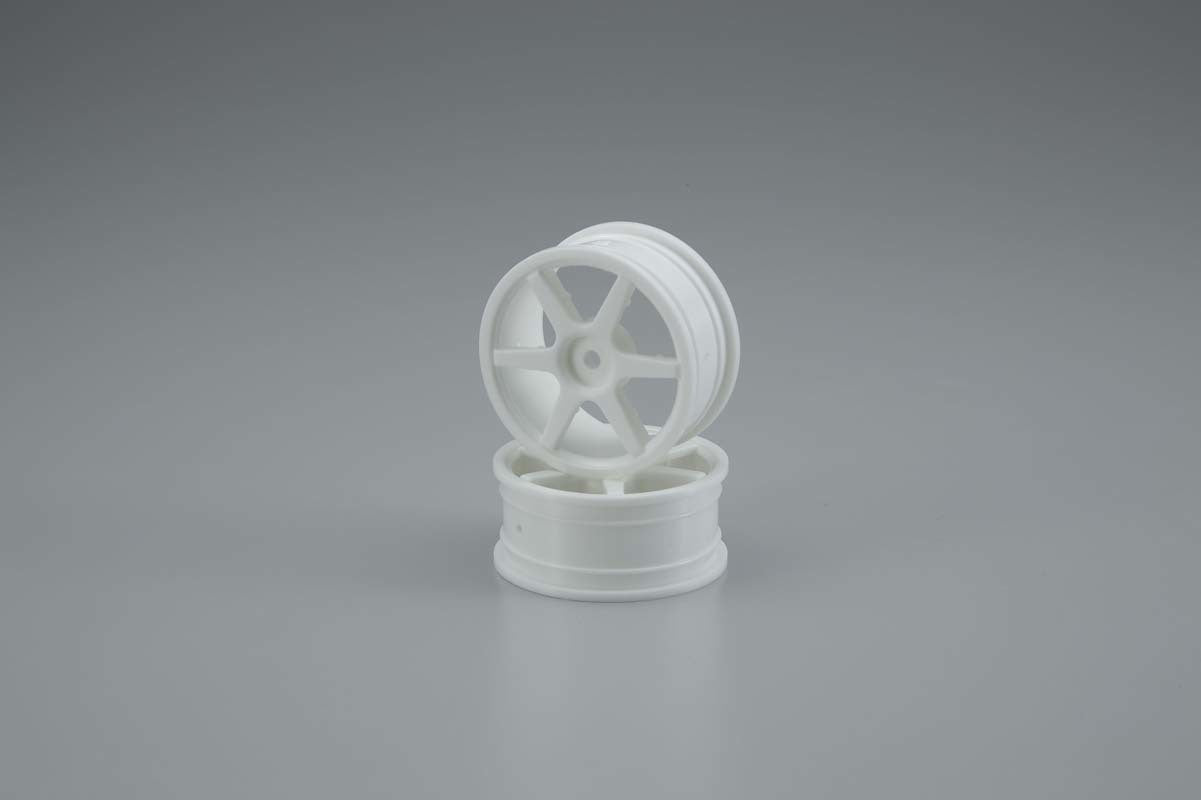 KYO-VZH001W Kyosho WHEEL 6 SPOKE 24mm WHITE Kyosho