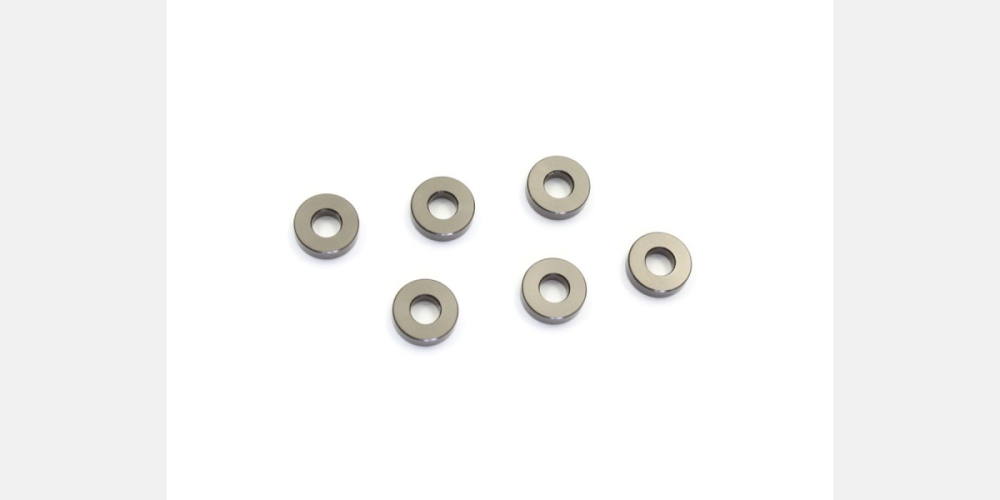 KYO-W0144GM Kyosho Aluminum Collar (3x7x2mm/Gunmetal/6pcs) Kyosho
