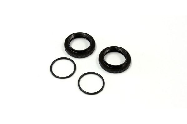 KYO-W5307-03GM Kyosho Spring Adjuster (14mm/Gunmetal/2pcs) Kyosho