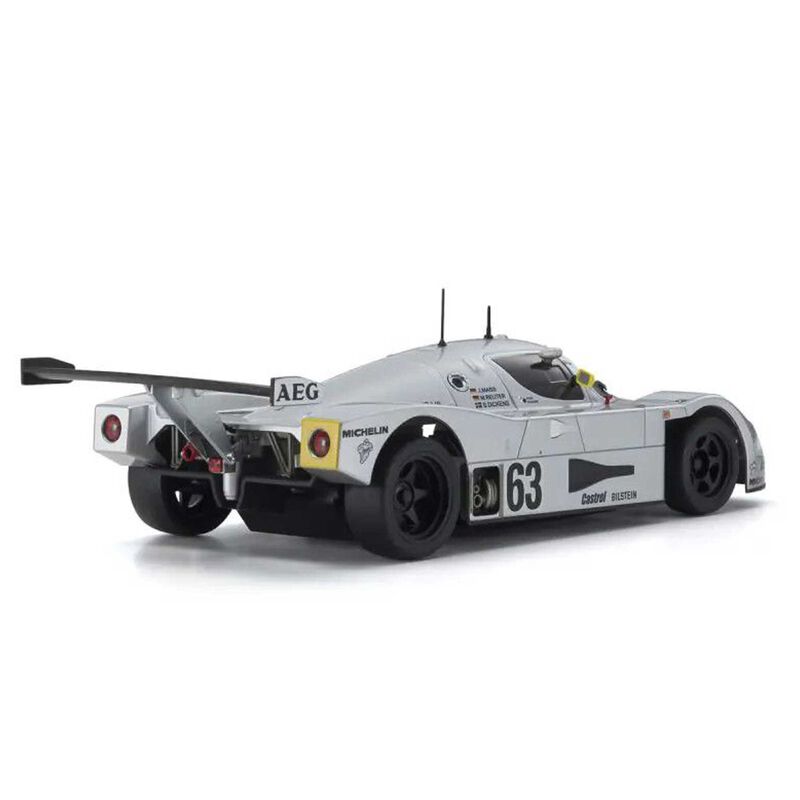 Kyosho 32353S MINI-Z Sauber Mercedes C 9 No. 62 LM 1988 RWD MR-03 Readyset RC Car (Silver) Kyosho