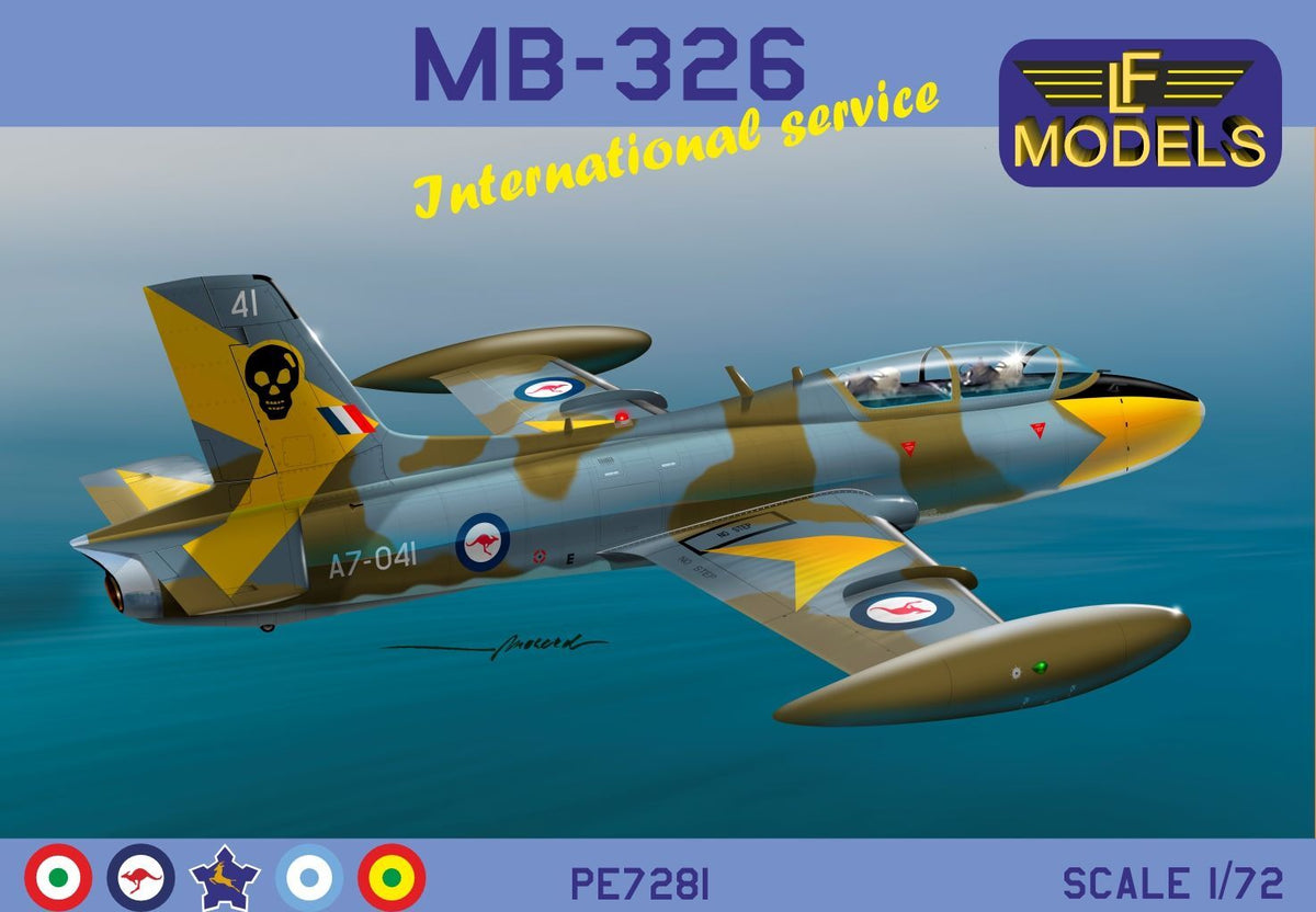 LF Models 1/72 MB-326 International Service Plastic Model Kit *Aust Decals* LFM-PE7281