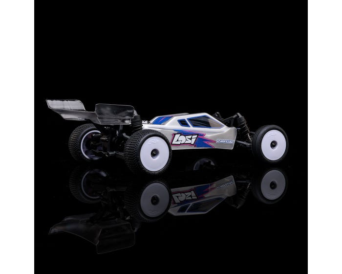 LOS00007T2 Losi 1/24 Micro-B 2WD Buggy RTR, Silver Losi
