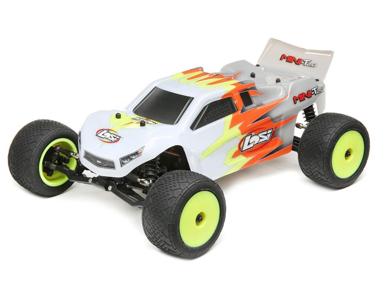 LOS01015T3 Losi Mini T 2.0 RTR 1/18 2wd Stadium Truck, Gray, LOS01015T3 Losi