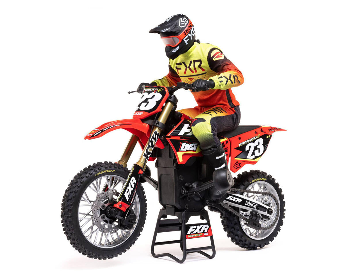 LOS06000T1 Losi Promoto-MX 1/4 Motorcycle RTR, FXR Scheme Losi