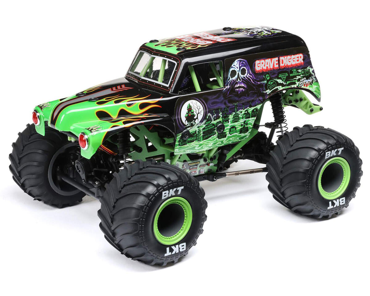 LOS210045 Losi Grave Digger Clear Body Set, Mini LMT Losi