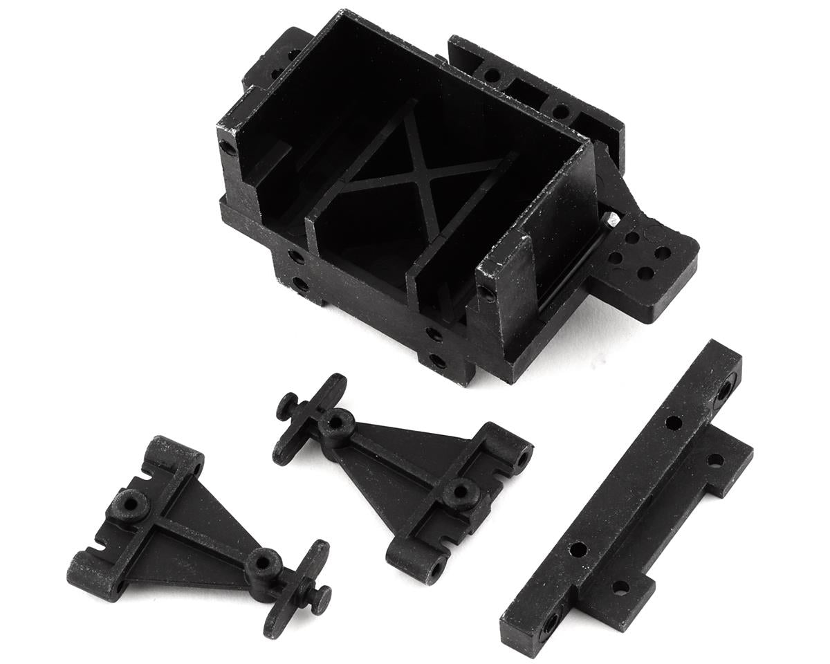 LOS211028 Losi Rear Bulkhead, Toe Block and Link Mount, Mini JRX2 Losi