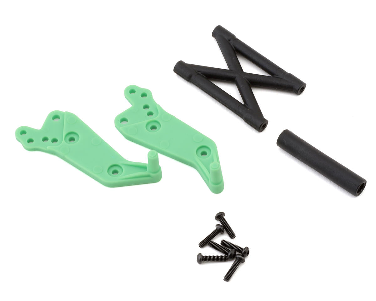 LOS211045 Losi Wheelie Bar Set, Green, Mini LMT Losi