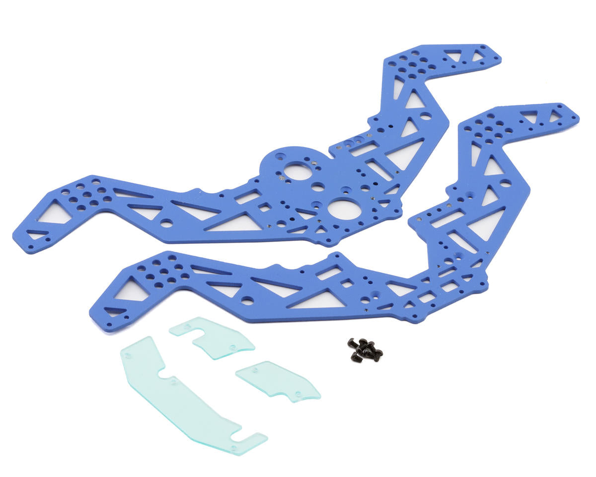 LOS211053 Losi Chassis Plate Set, Blue, Mini LMT Losi