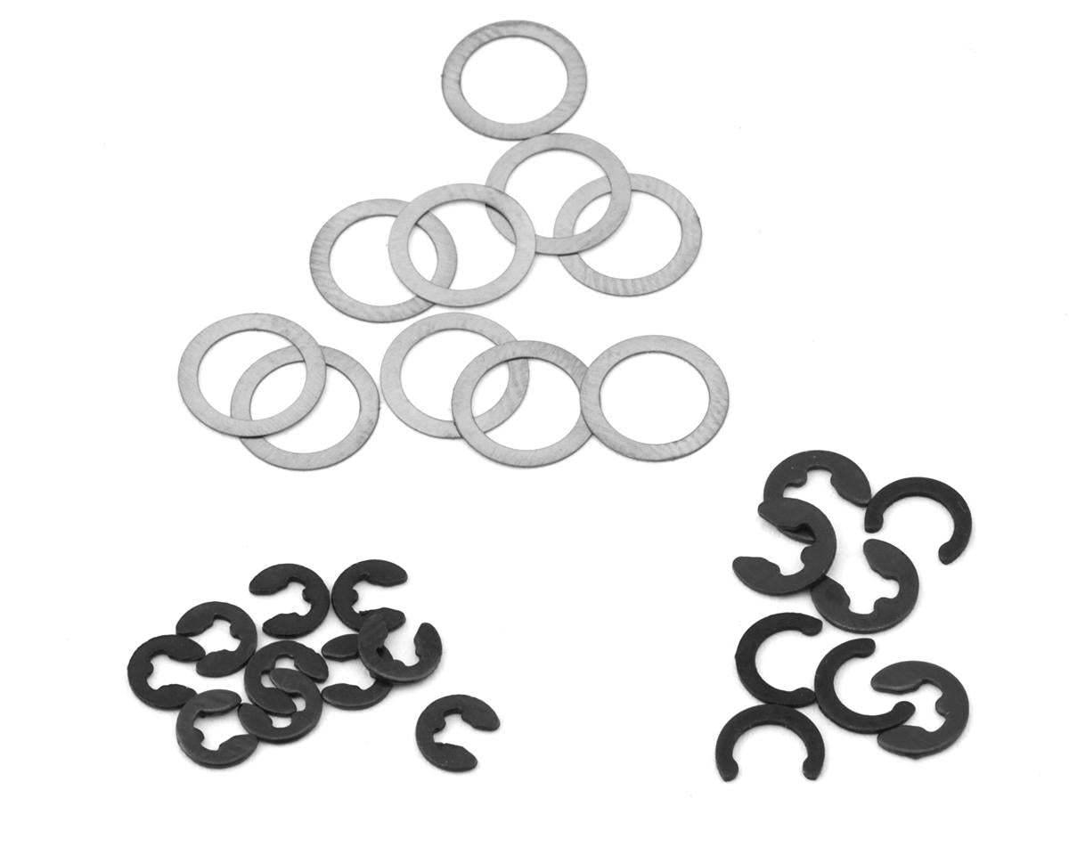 LOS216009 Losi E-Clip and Shim Set, Mini LMT Losi