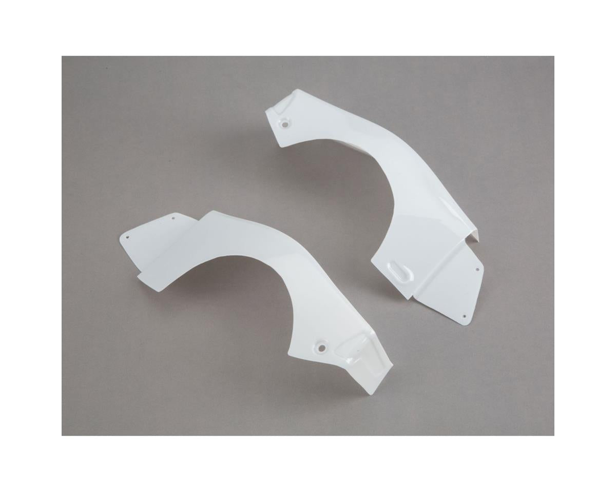 LOS230025 Losi Left and Right Rear Fender Set, White - Baja Rey Losi