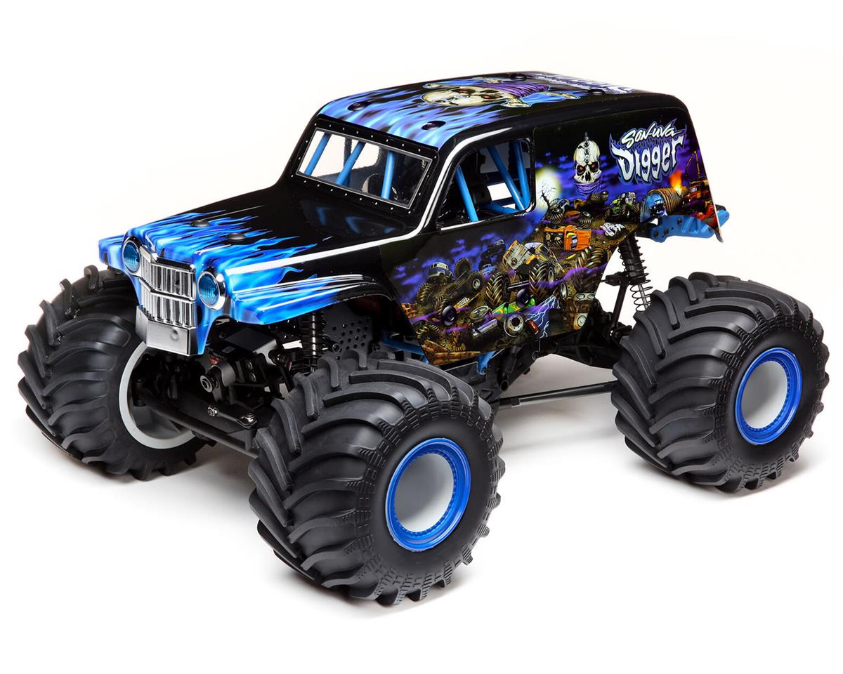 LOS240018 Losi Clear Body Set, SonUva Digger LMT Losi