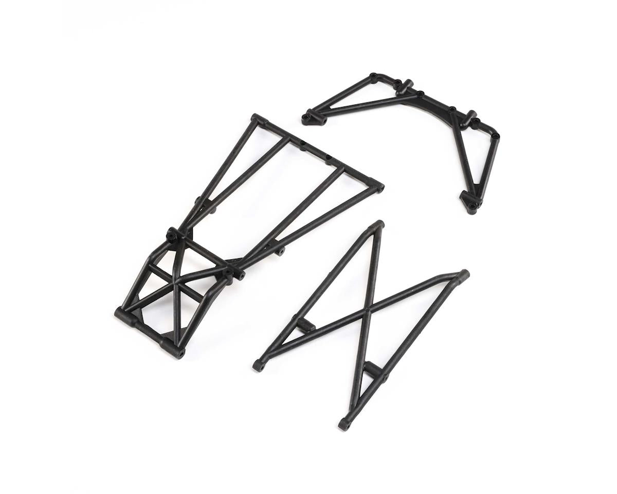 LOS241044 Losi Black Rear Cage and Hoop Bars, LMT Losi