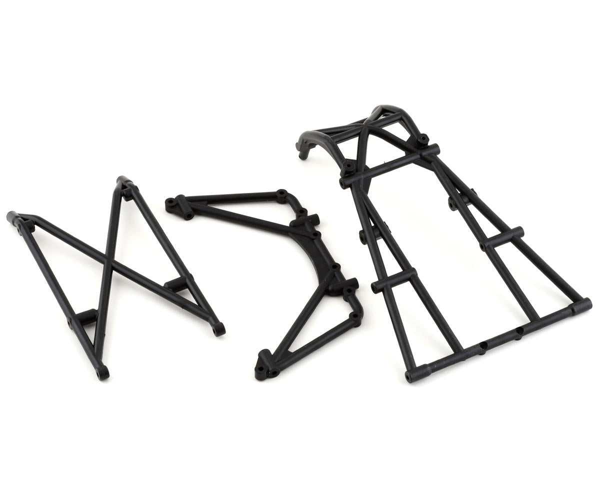 LOS241056 Losi Rear Cage and Hoop Bar, Black, LMT Mega Losi